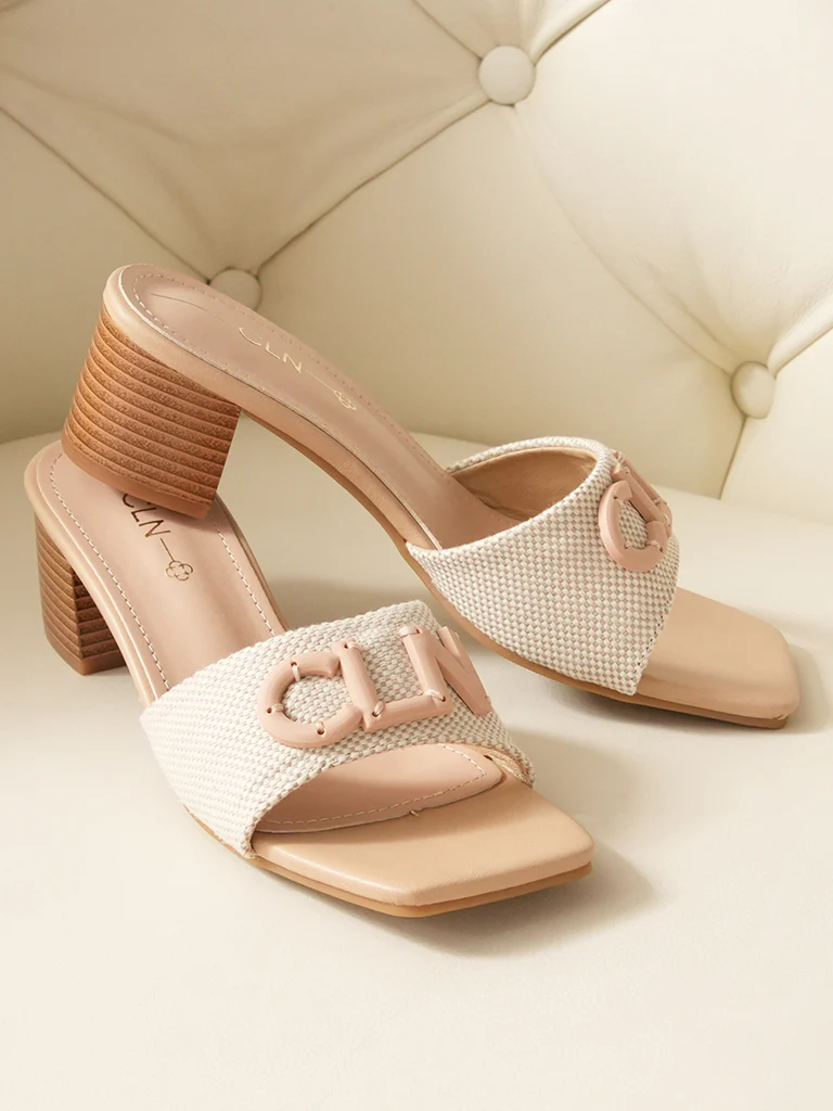 Ashari Heeled Slides - Image 3