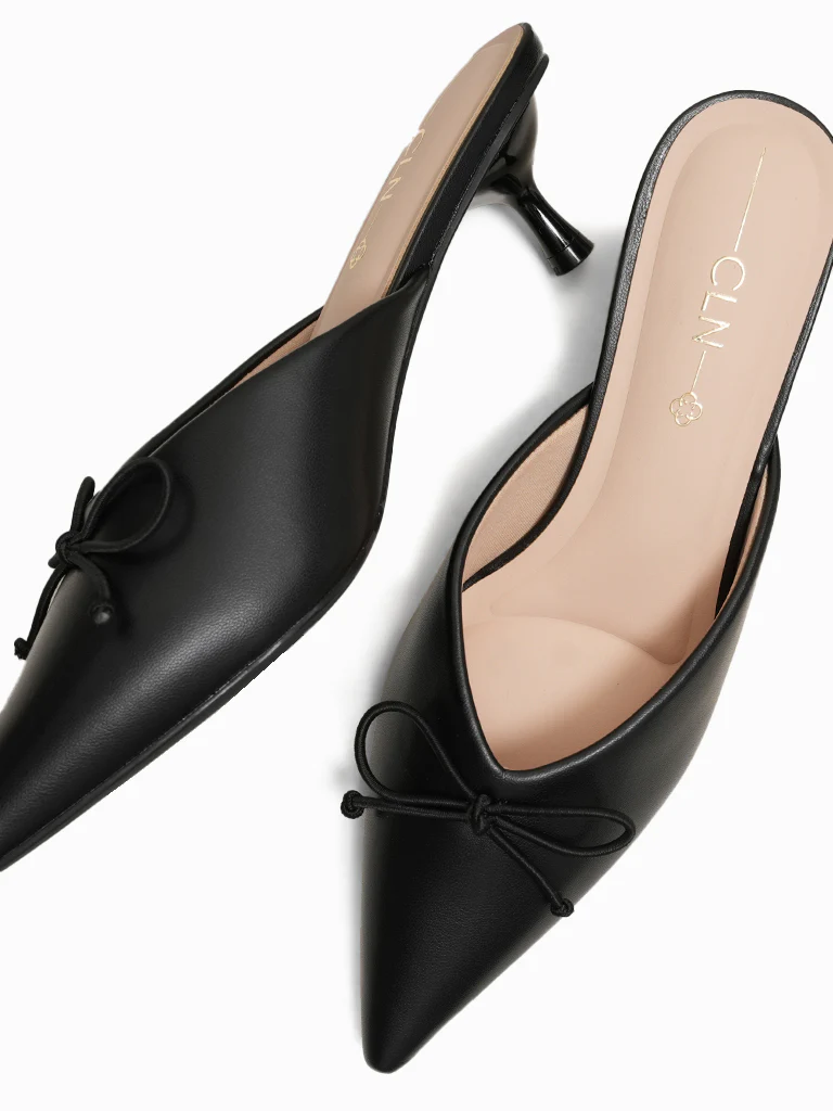 Capri Heeled Mules - Image 3