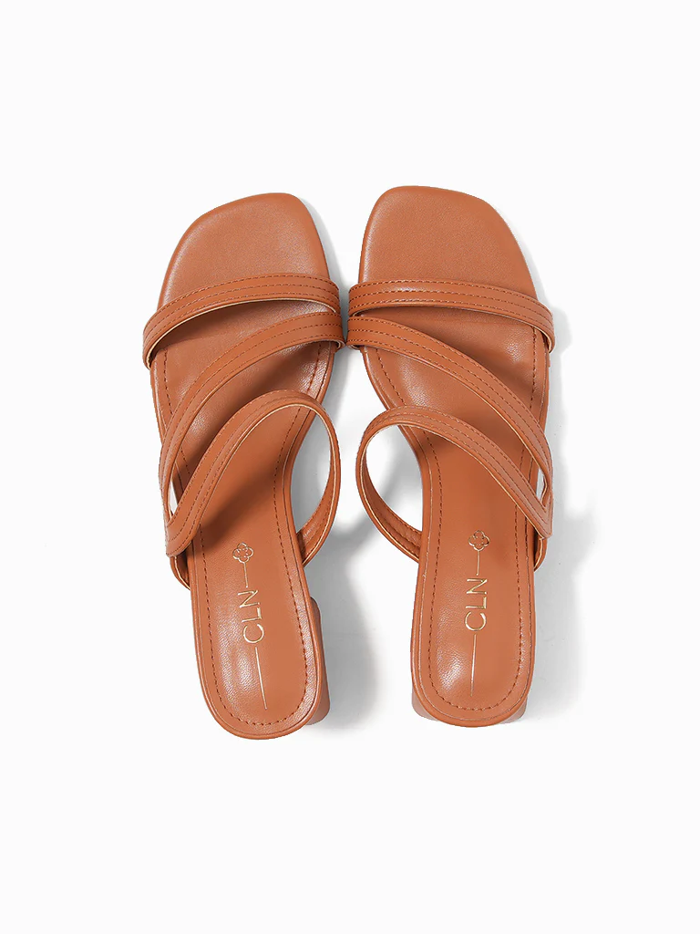 Lorriane Heeled Slides - Image 3