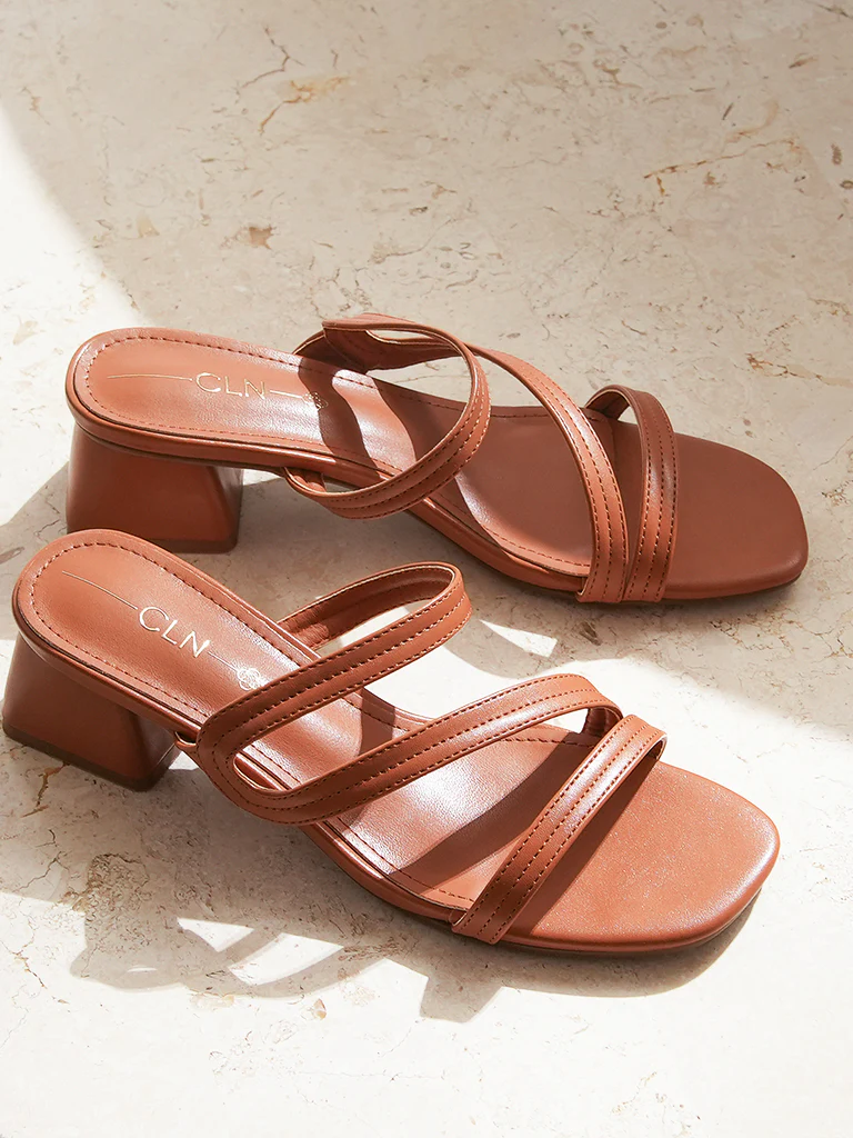 Lorriane Heeled Slides - Image 4