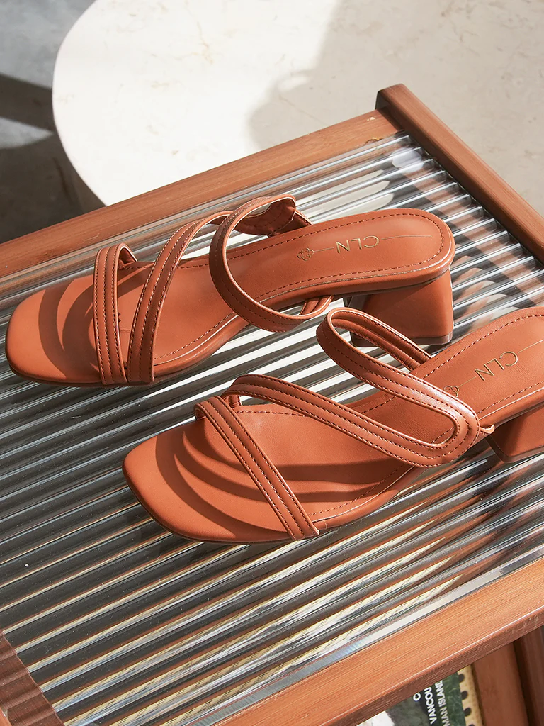 Lorriane Heeled Slides - Image 5