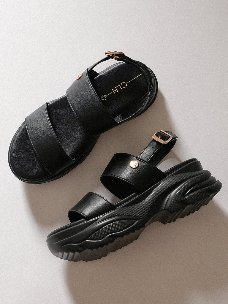 Lucci Wedge Sandals - Image 10