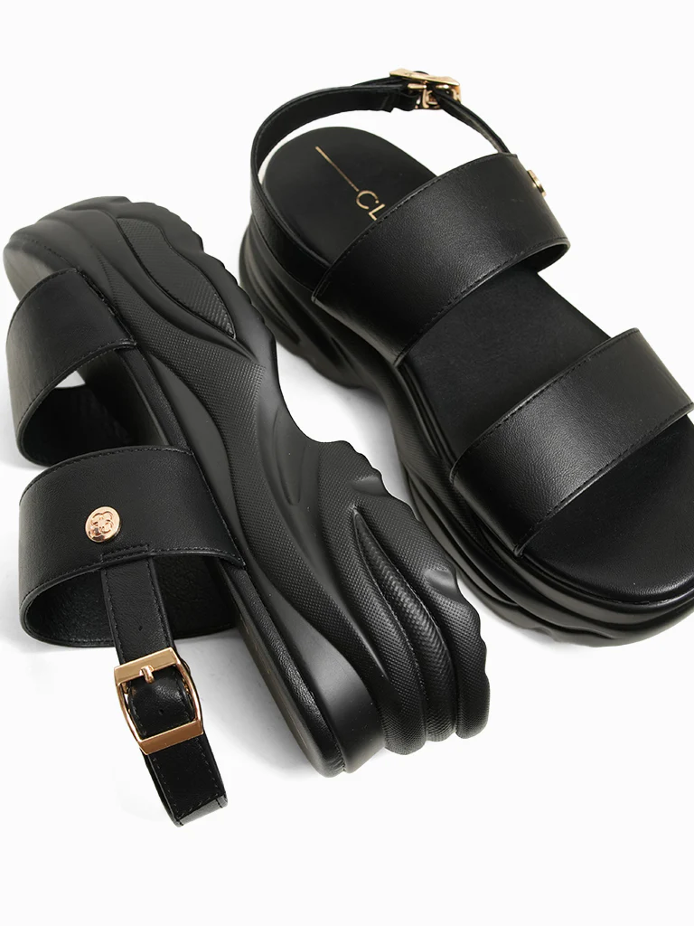 Lucci Wedge Sandals - Image 3